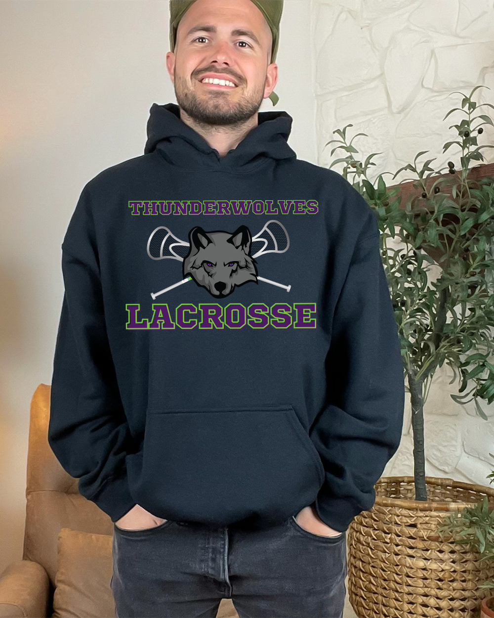 Thunderwolves Lacrosse Hoodie ADULT