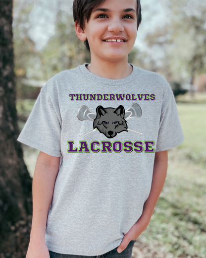 Thunderwolves Lacrosse Youth Tee