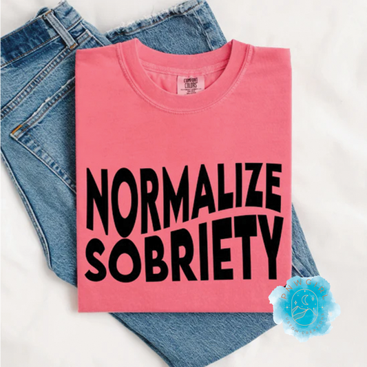 Normalize Sobriety Tee