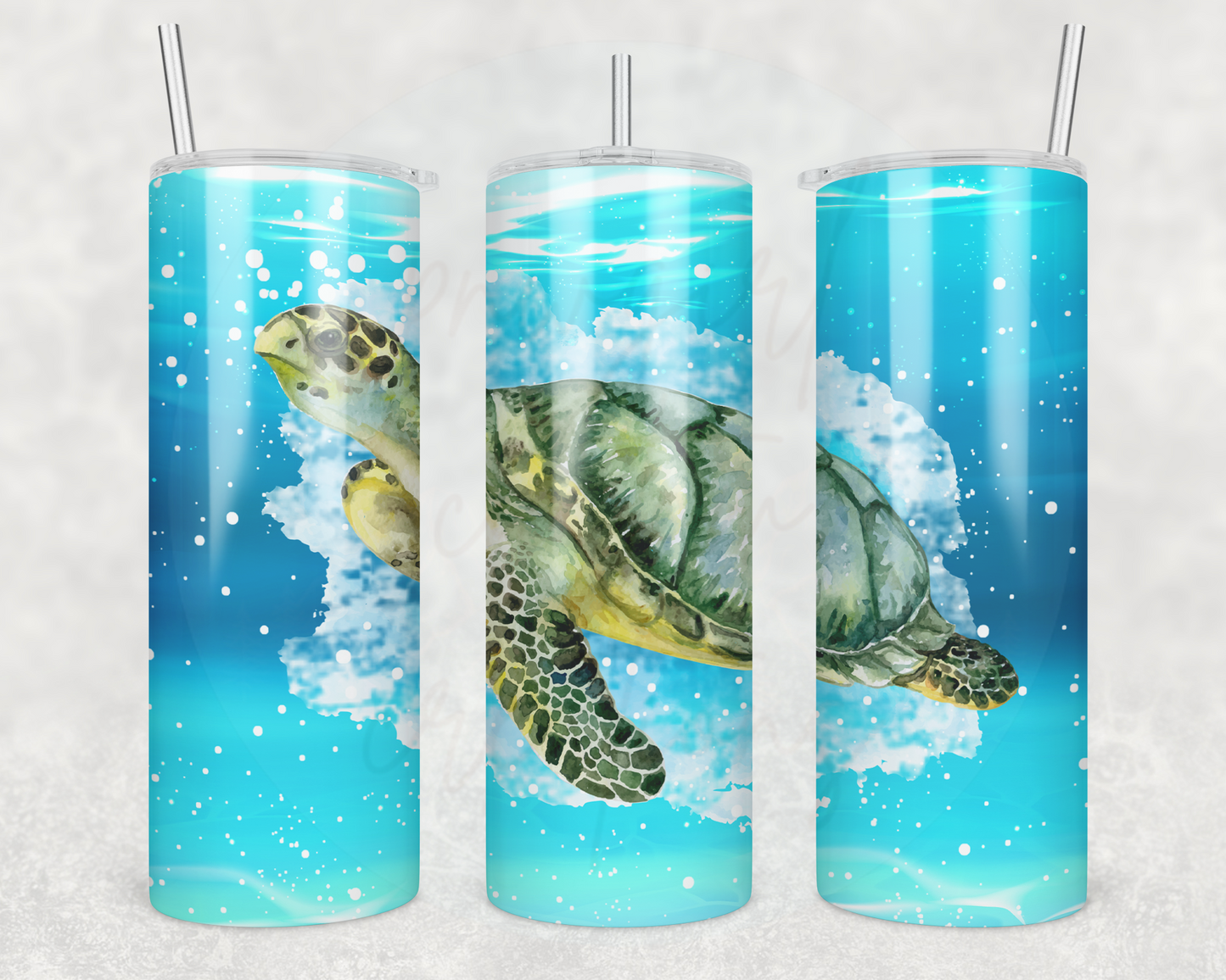 Sea Turtle 20oz Skinny Tumbler